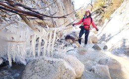 Tuzla’da karlı, buzlu bir deneyim