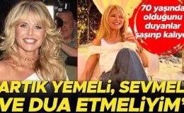 70 yaşına basan süper model gençlere taş çıkarıyor: Artık yemek yemeli, dua etmeli, sevmeliyim!