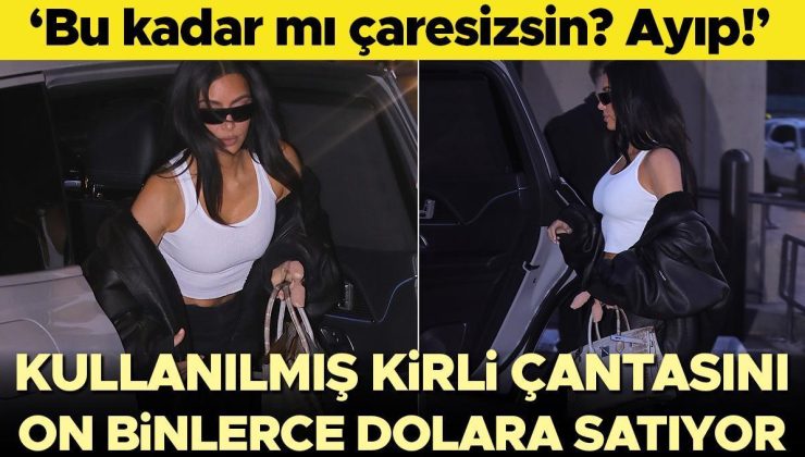 Kullanılmış kirli çantasını on binlerce dolara satışa koydu: Bu kadar mı çaresiz kaldın!