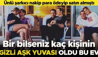 Genç şarkıcı nakit parayla satın almıştı… Bir bilseniz kaç kişinin gizli aşk yuvası oldu bu ev!