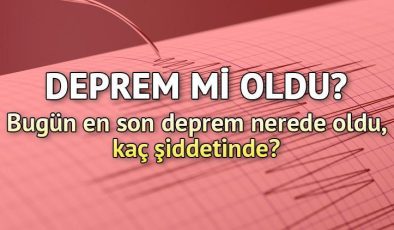 GÜNÜN SON DEPREMLER LİSTESİ 23 ŞUBAT || DEPREM Mİ OLDU? Son dakika Kandilli Rasathanesi-AFAD depremler ekranı… Nerede deprem oldu, kaç şiddetinde?