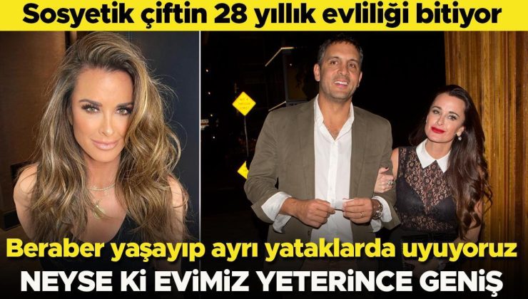 Sosyetik çift boşanıyor… Aynı evde yaşayıp ayrı odalarda yatıyoruz… Neyse ki evimiz geniş!