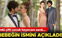 Ünlü çifti çocuk heyecanı sardı… Taner Ölmez bebeğin ismini açıkladı!