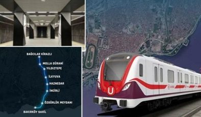 Bakırköy-Kirazlı metro hattı açılıyor! Günde 1 milyon yolcu taşıyacak