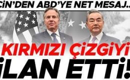 Çin’den ABD’ye net mesaj… Kırmızı çizgiyi dünyaya duyurdu
