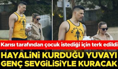 Çocuk istediği için karısı terk etmişti… Ünlü oyuncu hayalini kurduğu yuvayı genç sevgilisiyle kuracak
