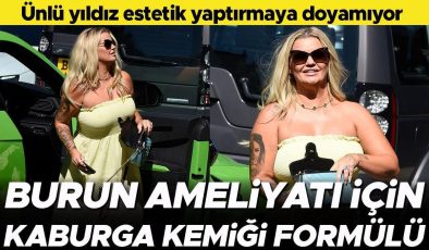 Estetik yaptırmaya doyamadı… Burnunu yapmak için kaburgasından alınan kemiği kullanacaklar