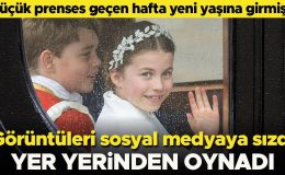 Küçük Prenses’in görüntüleri sosyal medyaya yayıldı, yer yerinden oynadı