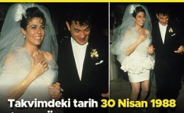 Mini etekli gelinliği çok konuşulmuştu…  30 Nisan 1988… Biz o gün karı- koca olduk