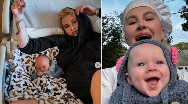 Aylarca yüzünü sakladığı kızını sonunda gösterdi… Sekiz çocuklu dedesinin kopyası