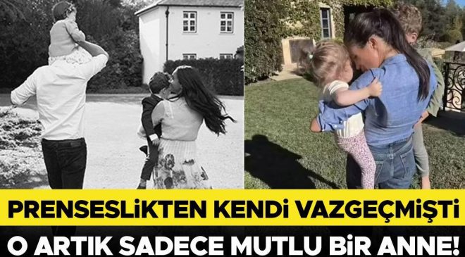 Prenses olmaktan kendisi vazgeçti… O artık sadece mutlu bir anne: Çocuklarım öyle tatlı ki doyamıyorum!
