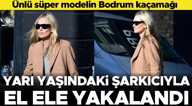 Ünlü süper modelin Bodrum kaçamağı… Yarı yaşındaki şarkıcıyla el ele yakalandı